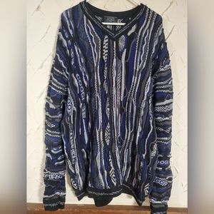 Authentic Australian Coogi Sweater with Matching Beanie Hat & Needle